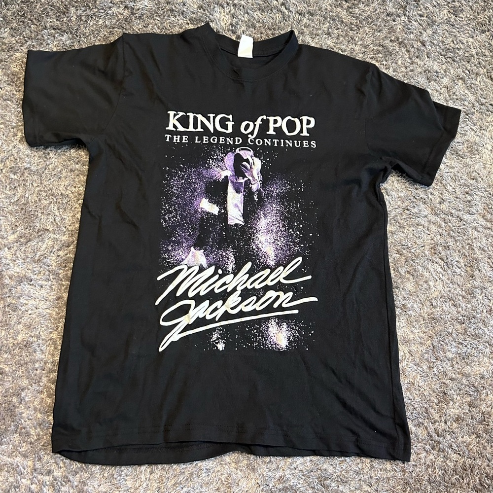 Michael jackson puff print shirt size large